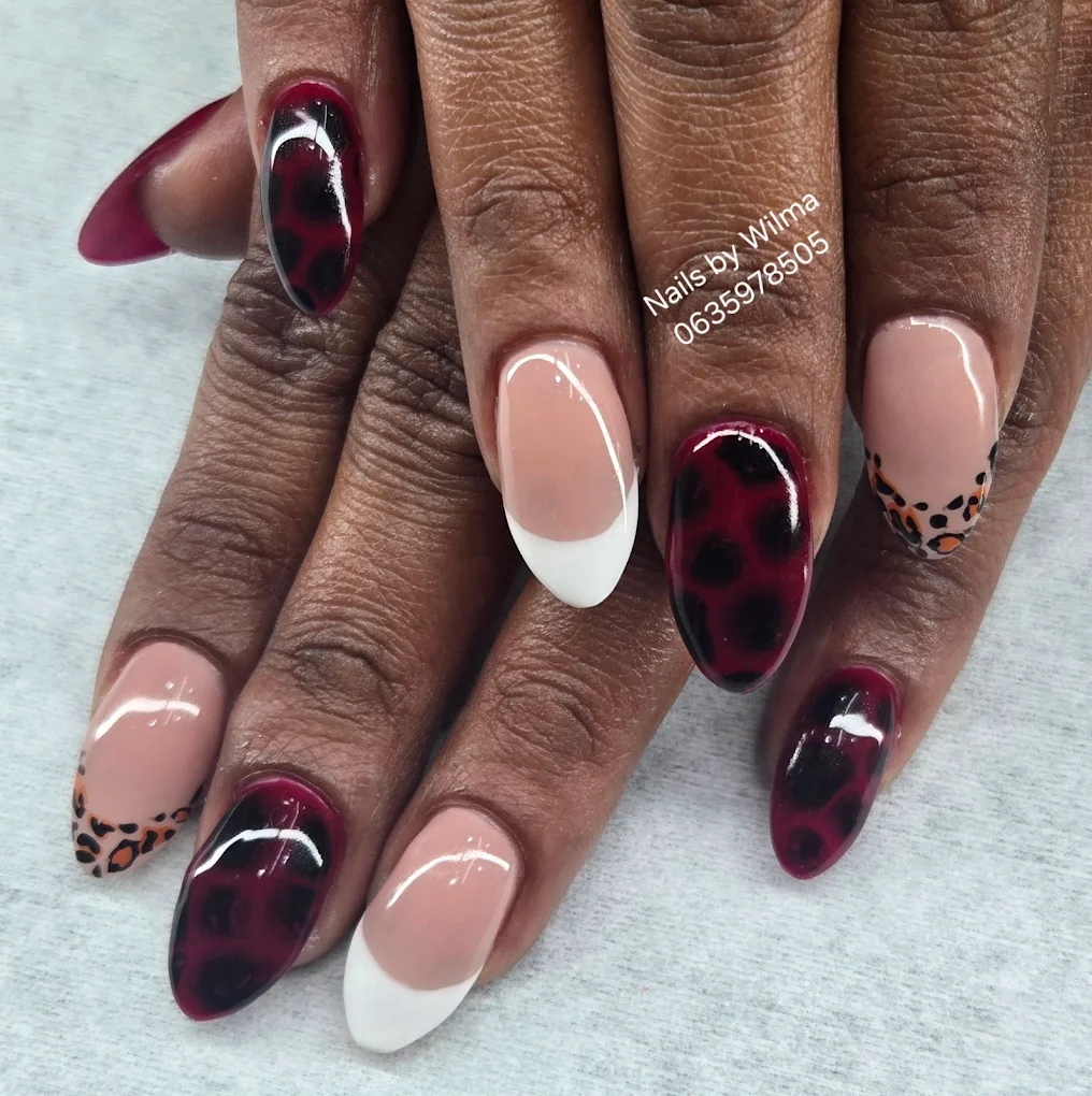 Elegant square tip French manicure with a modern twist